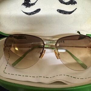 Kate Spade Brown Aviator Sunglasses